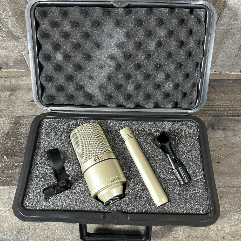 MXL 990/991 Recording Kit W/ Carrying Case And Mounting Clips